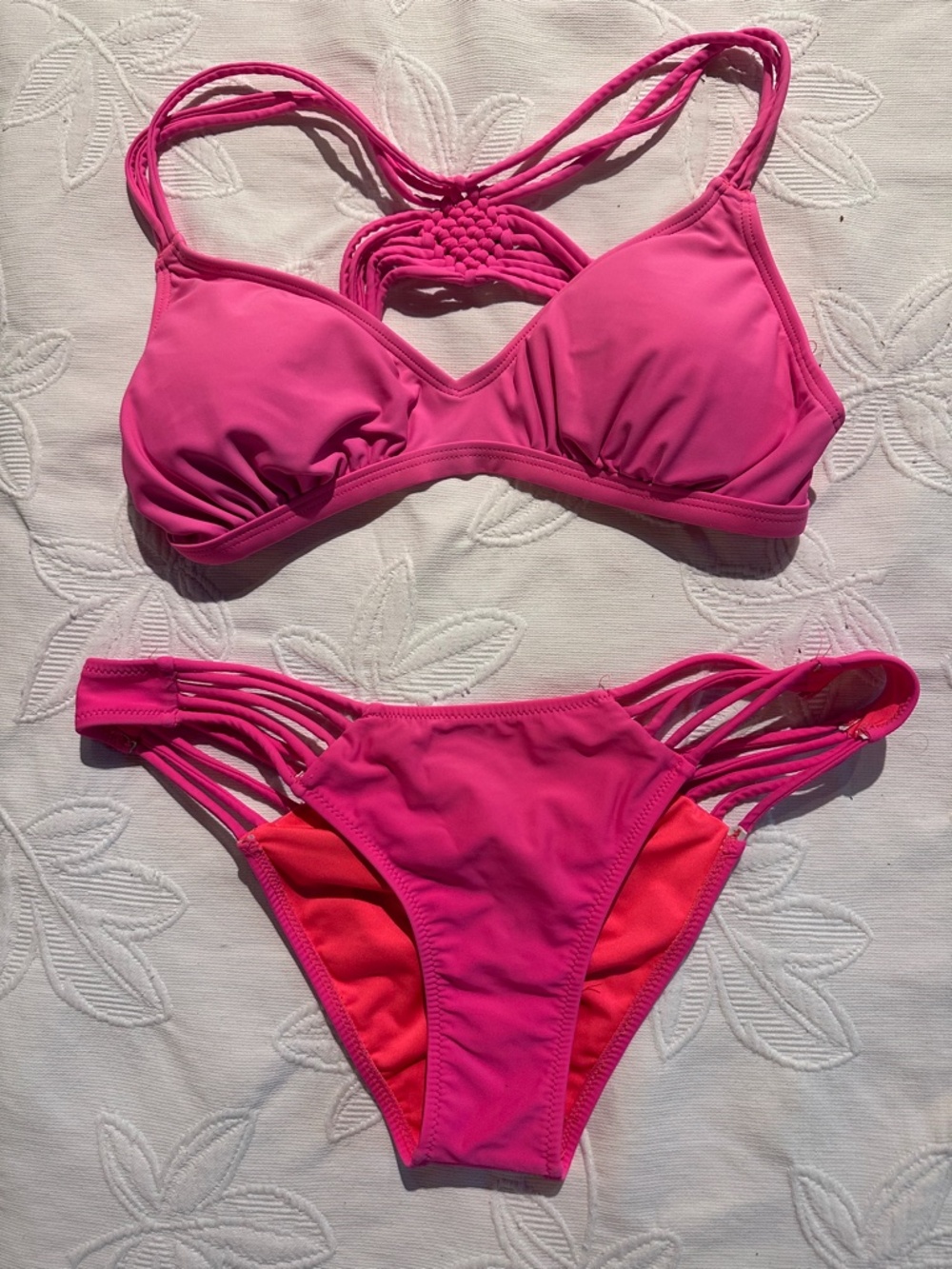 Fluorescent Pink Bikini